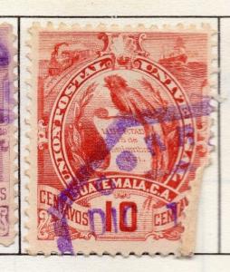 Guatemala 1886-1902 Early Issue Fine Used 10c. 138965