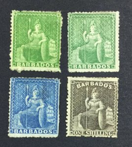 MOMEN: BARBADOS SG # CLASSIC GROUP UNUSED / 1 MINT OG H £ LOT #6790