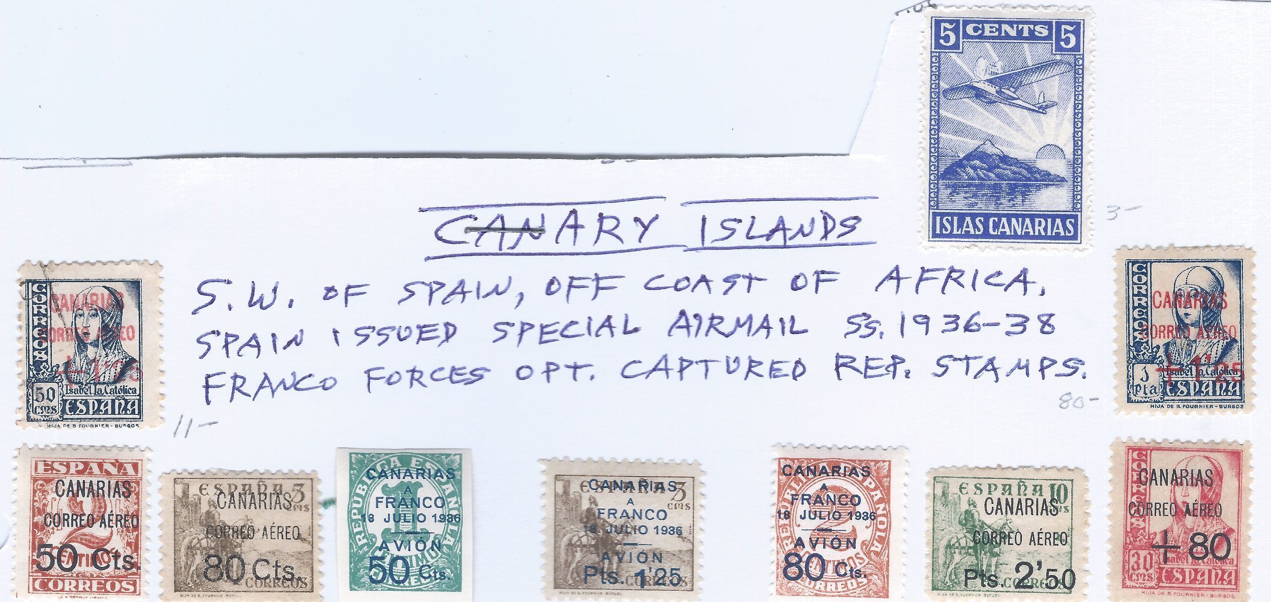 Canary Islands Used Group SCV 139.00 Starts at 20 of CAT Value