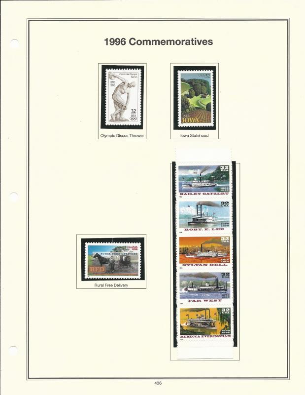 United States 1996 Commemoratives