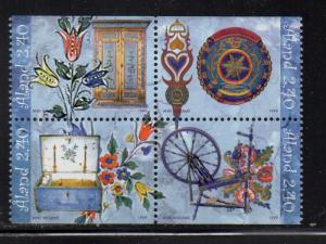 Aland Finland Sc 152-5 1999 Furniture stamp set mint NH