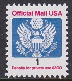 O143 1 Cent Official MNH