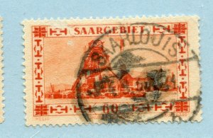 Saar, Scott #127, Used