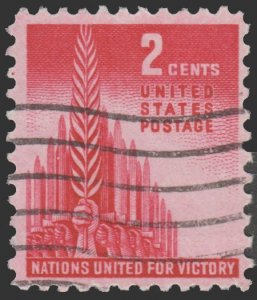 UNITED STATES STAMP 1943 SCOTT # 907. USED. # 3