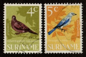 Suriname #326-327 used