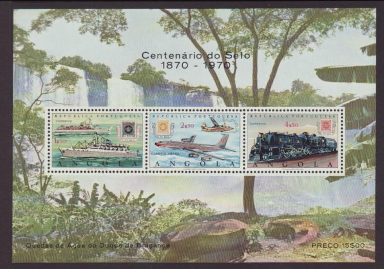 Angola Transportation C36a Souvenir Sheet MNH VF