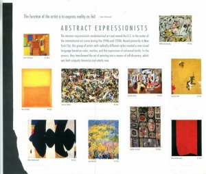 US Scott #4444 Abstract Expressionists Sheet MNH. Free Shipping.