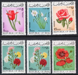 Iraq 526-531 Flowers MNH VF