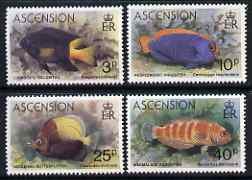 ASCENSION IS. - 1980 - Fishes - Perf 4v Set - MNH