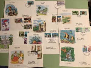 World collection of 50 first day postal covers Ref A855