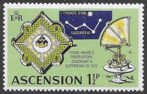 Ascension Scott 140 MH 1-1/2p Brahe's Observatory issue of 1971