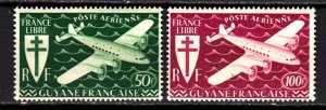 French Guiana C9-10 mnh set