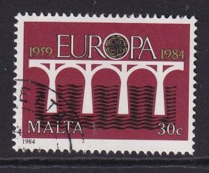 Malta   #642  cancelled  1984  Europa 30c  bridge