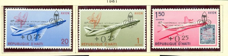 Haiti CB32-34 MH BIN $1.50