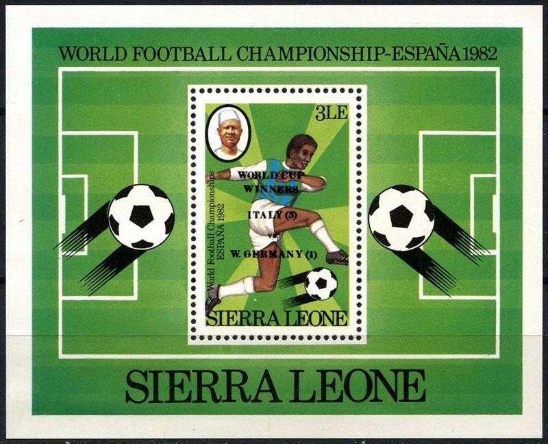 1982 Sierra Leone 692/B11 Overprint - #678/B8 6,00 €