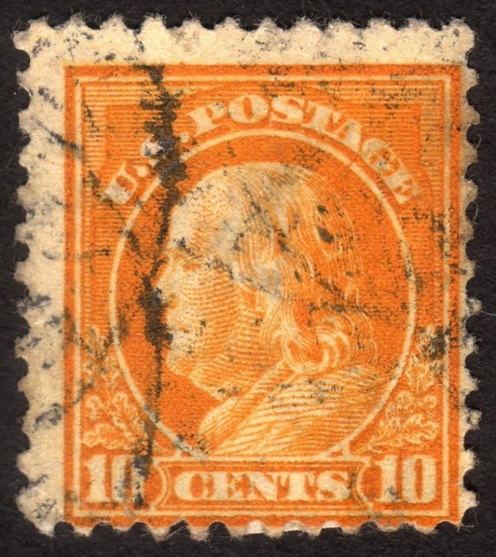 1917, US 10c, Franklin, Used, Sc 510