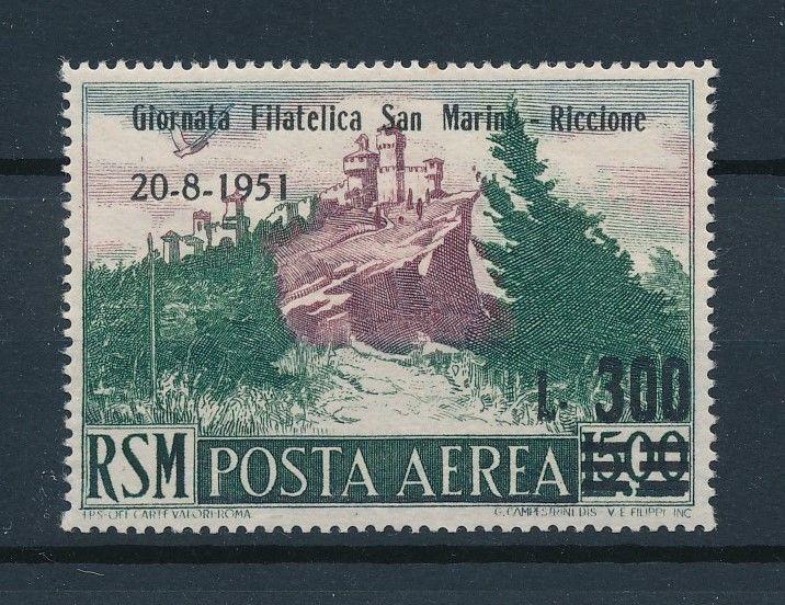 [73763] San Marino 1951 Stamp Expo Riccione Airmail OVP MNH