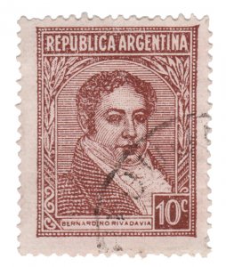 ARGENTINA STAMP 1942. SCOTT # 431. USED. # 1