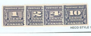 Canada #J11-J14 Mint (NH) Single (Complete Set)