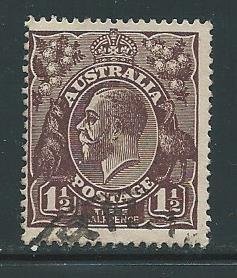 Australia 24b 1914-24 1 1/2d KGV U