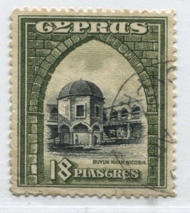 Cyprus KGV 1934 18 piastres used