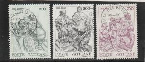 Vatican City  Scott#  715-7  Used