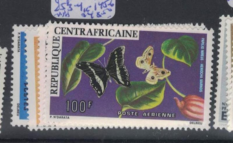 Central African Republic SC 853-4, C145-6 MNH (9dps)