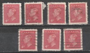 #287 Canada Used George VI