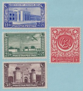 PAKISTAN 20 - 23  MINT NEVER HINGED OG ** SET - NO FAULTS VERY FINE! - P609