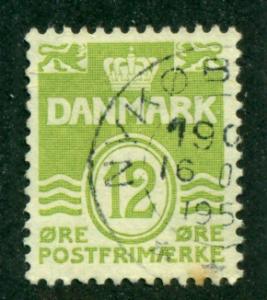 Denmark 1952 #333 U SCV(2018)=$0.25