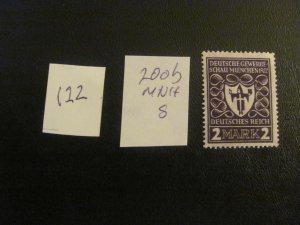 Germany 1922 MNH SIGNED MI. 200b SC 213  VF/XF 80 EUROS (122)
