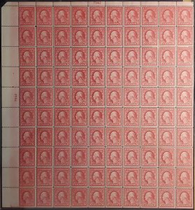 MALACK 505 2c Washington, F-VF OG NH, double error, ..MORE.. k1414