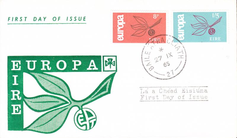 Ireland 1965 Europa/CEPT Issue FDC  VF