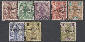 Malta 116//124 MH / Used Short Set CV $15.70