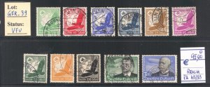 GER_39 - GERMANY.  1934 complete air mail set. Used