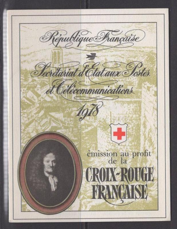 FRANCE SGXSB28 1978 RED CROSS BOOKLET MNH