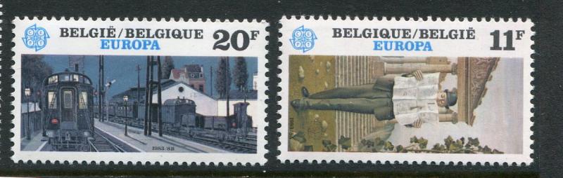 Belgium #1144-5 MNH Europa 83