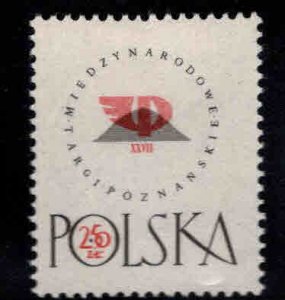 Poland Scott 818 MH* 1958 Poznan Fair stamp