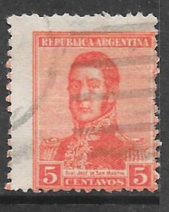 Argentina 328: 5c San Martin, used, AVG