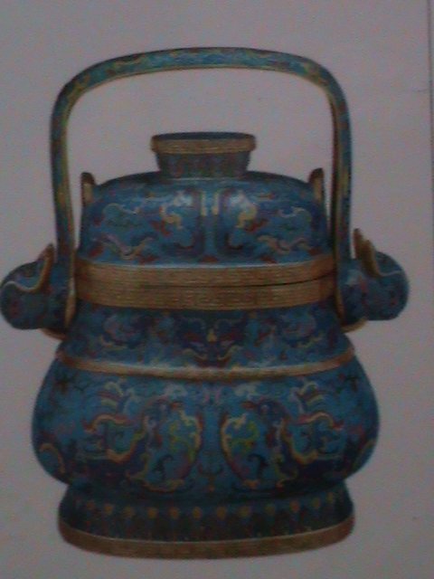 ​CHINA-2013-SC#4095a CLOISONNE WARE MINI SHEET IN FOLDER-VF LIMITED EDITION