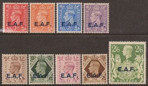 EDSROOM-14153 GB East Africa Forces 1-9 LH 1943 Complete CV$51.90