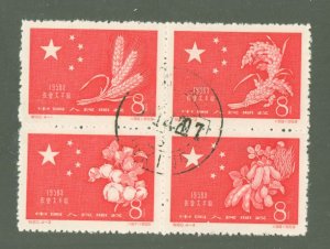 China (PRC) #409-412 Used Multiple