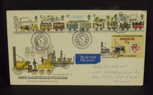 15478   GREAT BRITAIN   SEC # 904-908     Rainhill Trials 1829 - Rocket