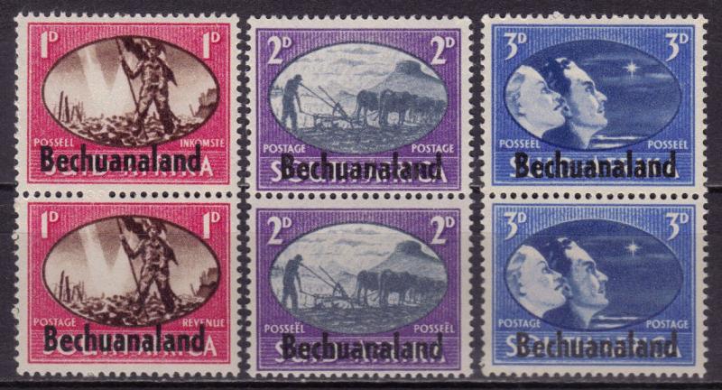 Bechuanaland Prot. 137-139 MNH FVF cv 1.70