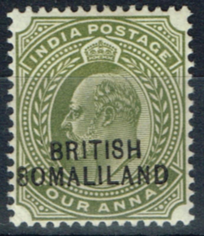 Somaliland 1904 4A Olive sg29var 8 for S 8omaliland guter Zustand MTD postfrisch