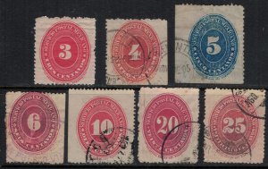 Mexico #214-8,20,21*/u  CV $10.70