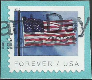 # 5345 Used US Flag Booklet Single