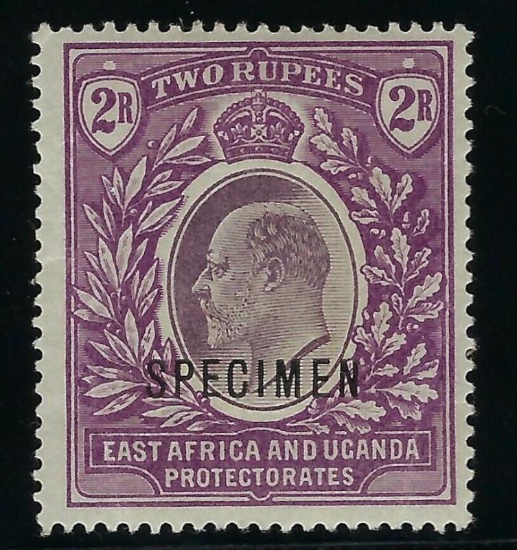 *10S 2R, SPECIMEN OVERPRINT EAST AFRICA & UGANDA PROTECTORATES