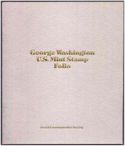 George Washington Mint Stamp Folio