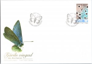 Sweden, Worldwide First Day Cover, Butterflies